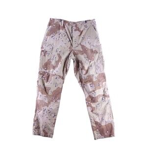 Vintage Desert Camo Mens 33x29 Cargo Pants Chocolate Chip Military Trousers
